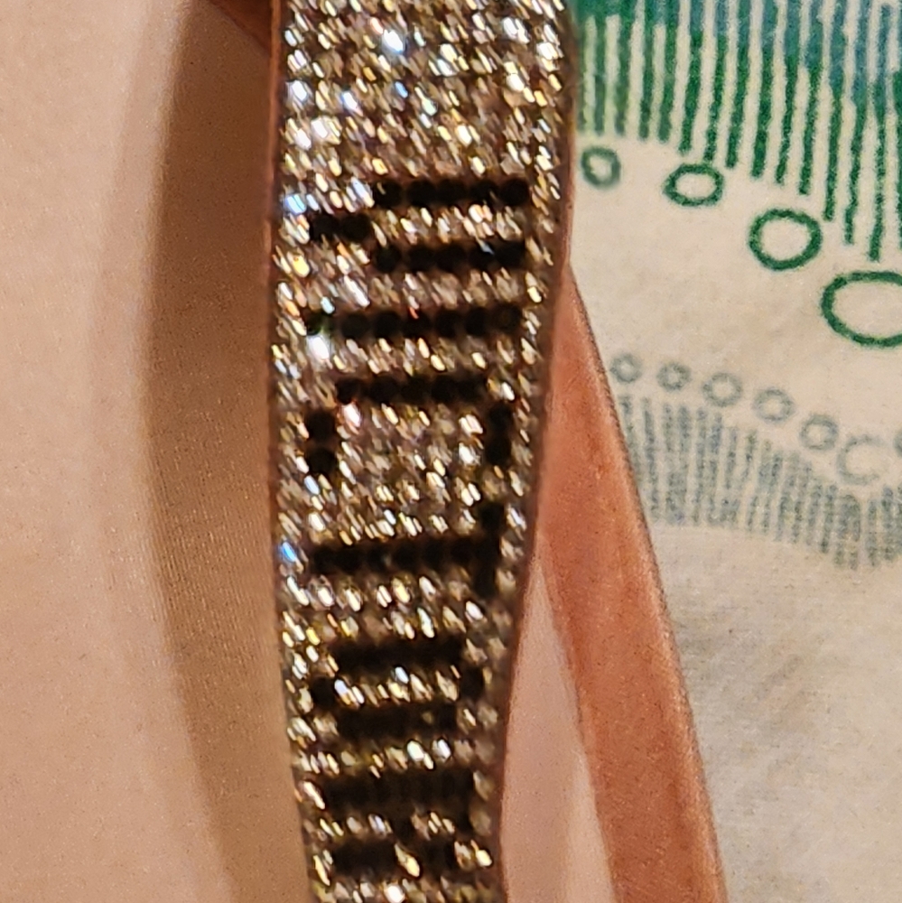 Victoria Secret push - up bra with jeweled straps size 38 C